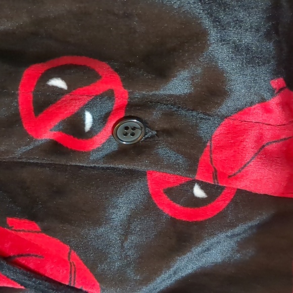 Plush Marvel Deadpool Pajama Pants - Picture 4 of 5